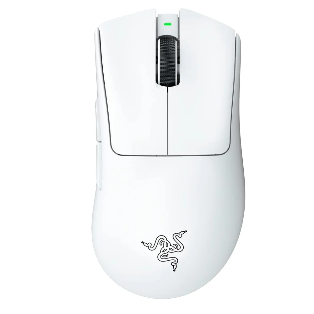 Mouse Gamer Sem Fio Razer DeathAdder V3 Pro 30000 DPI 63g Ultraleve 90h Bateria Branco