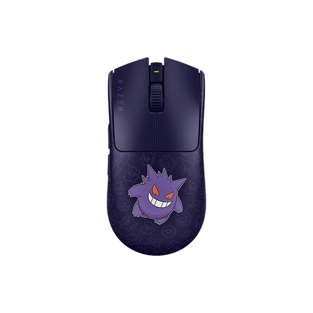 Mouse Gamer Sem Fio Razer Viper V3 Pro Gengar Pokemon Edition 54g Ultraleve com Dongle 8K 95h Bateria