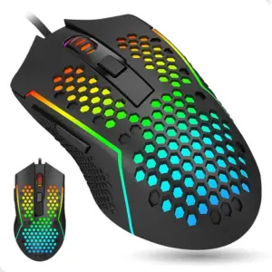 Mouse Gamer Com Fio Redragon Reaping Plus 52000 DPI RGB M987P-K
