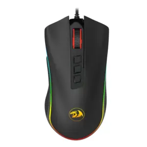 Mouse Gamer Com Fio Redragon Cobra 12400 DPI 8 Botões Chroma RGB Preto M711