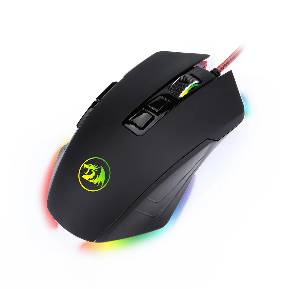 Mouse Gamer Com Fio Redragon Dagger 2 10000 DPI 7 Botões RGB Preto M715RGB