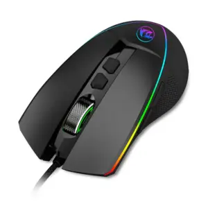 Mouse Gamer Com Fio Redragon Emperor 12400 DPI 7 Botões Chroma RGB Preto M909