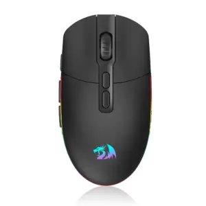 Mouse Gamer Sem Fio Redragon Invader Pro Wireless 10000 DPI 9 Botões Programáveis Preto Mouse Gamer Sem Fio Redragon Invader Pro Wireless 10000 DPI 9 Botões Programáveis Preto