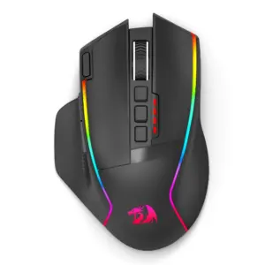 Mouse Gamer Sem Fio Redragon Swain Wireless Preto M915RGB-WL Mouse Gamer Sem Fio Redragon Swain Wireless Preto M915RGB-WL