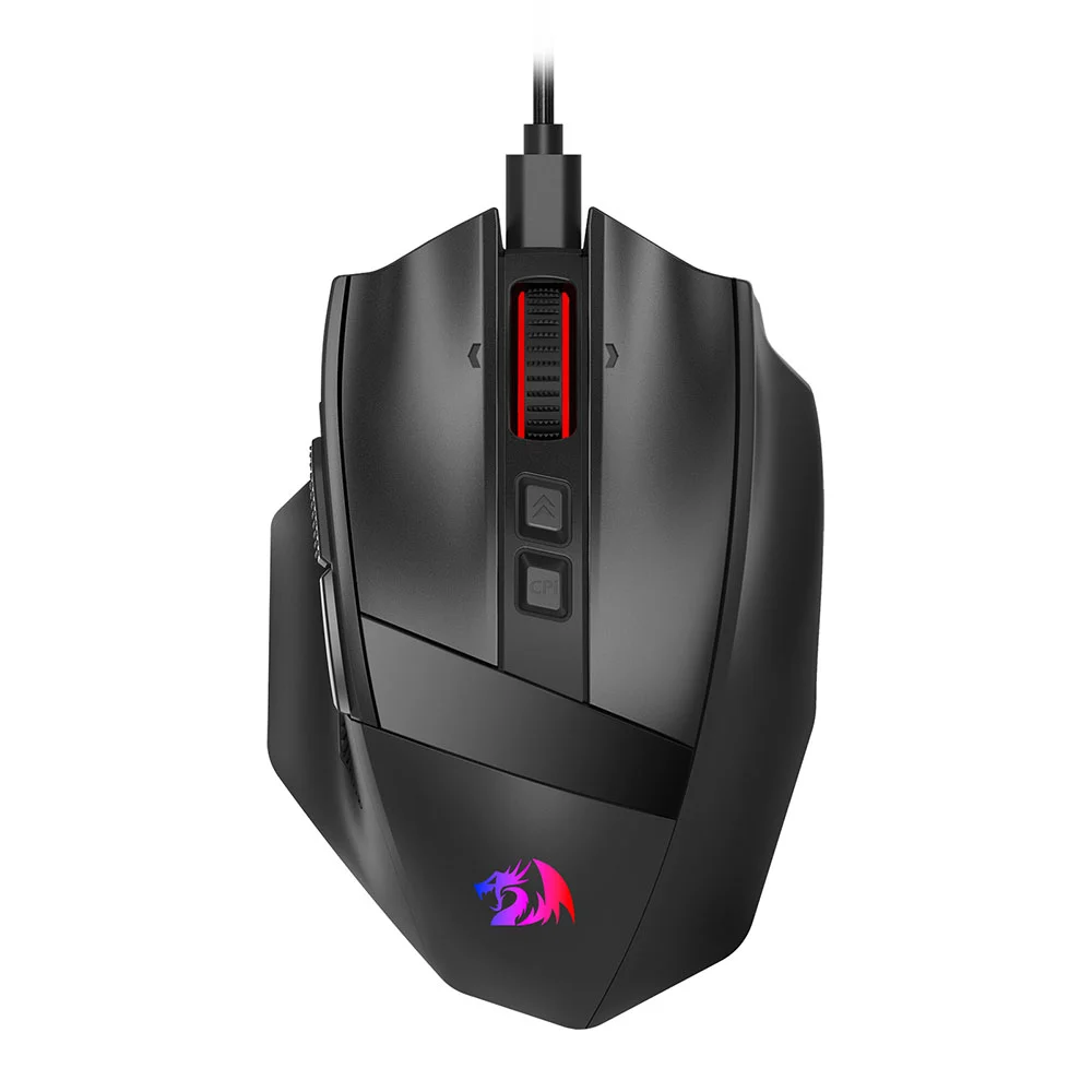Mouse Gamer Com Fio Redragon Rind RGB Preto M813-RGB