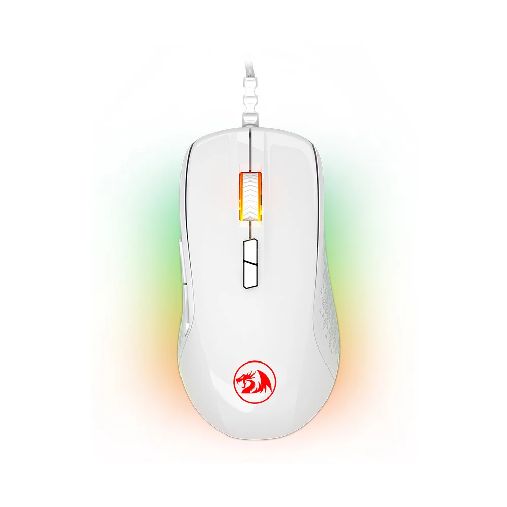 Mouse Gamer Com Fio Redragon Stormrage 10000 DPI Branco