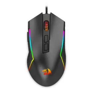 Mouse Gamer Com Fio Redragon Trident Lite RGB Preto M613-RGB