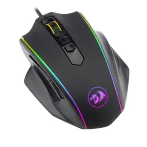 Mouse Gamer Com Fio Redragon Vampire 10000 DPI 8 Botões RGB M720-RGB