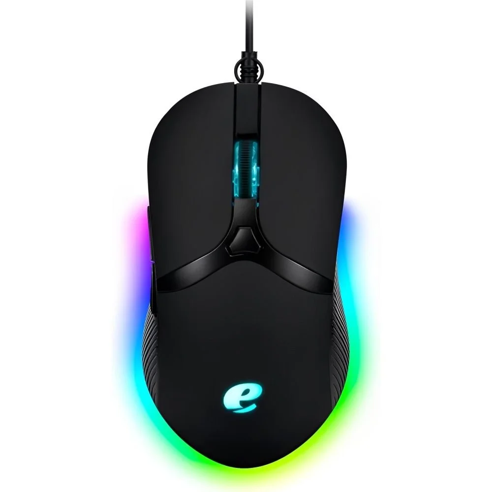 Mouse Gamer Com Fio Emachines EMW214 3200 DPI 6 Botões RGB
