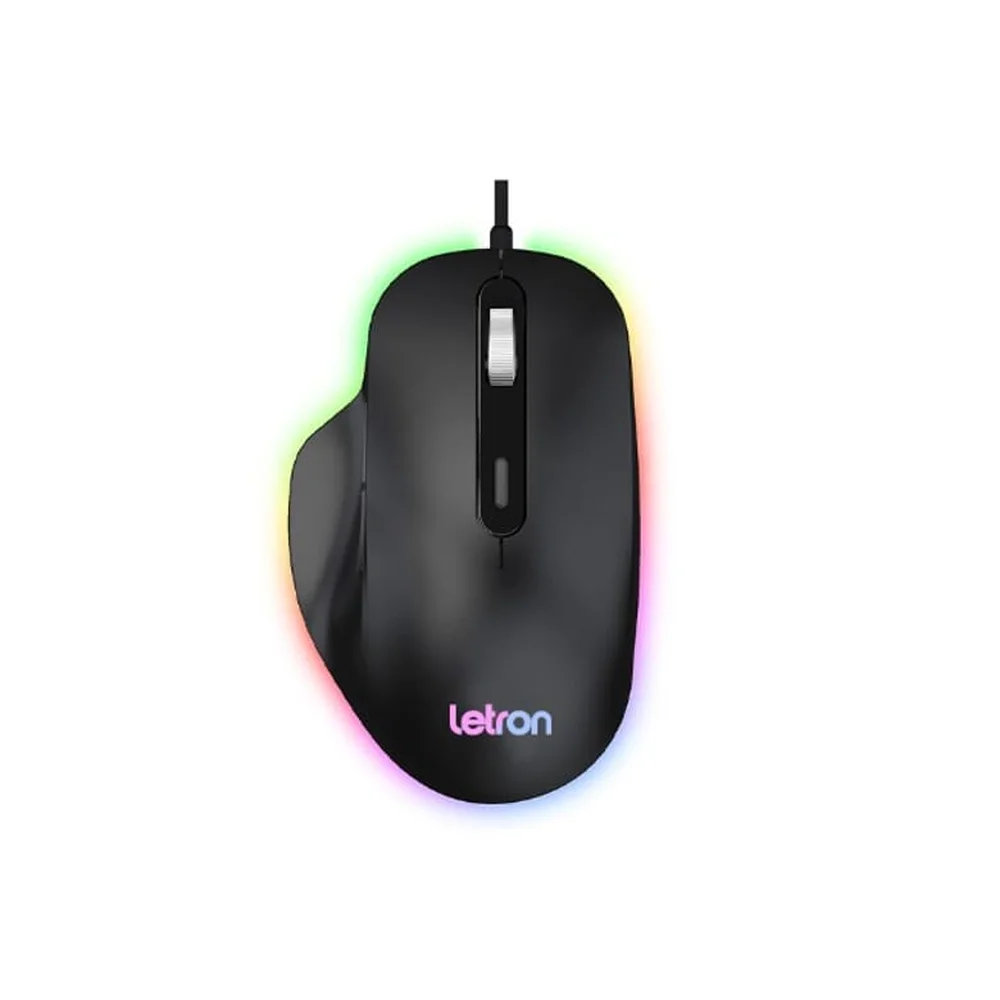 Mouse Gamer Letron Onor Adapt 7200 DPI 6 Botões RGB 1620 R8