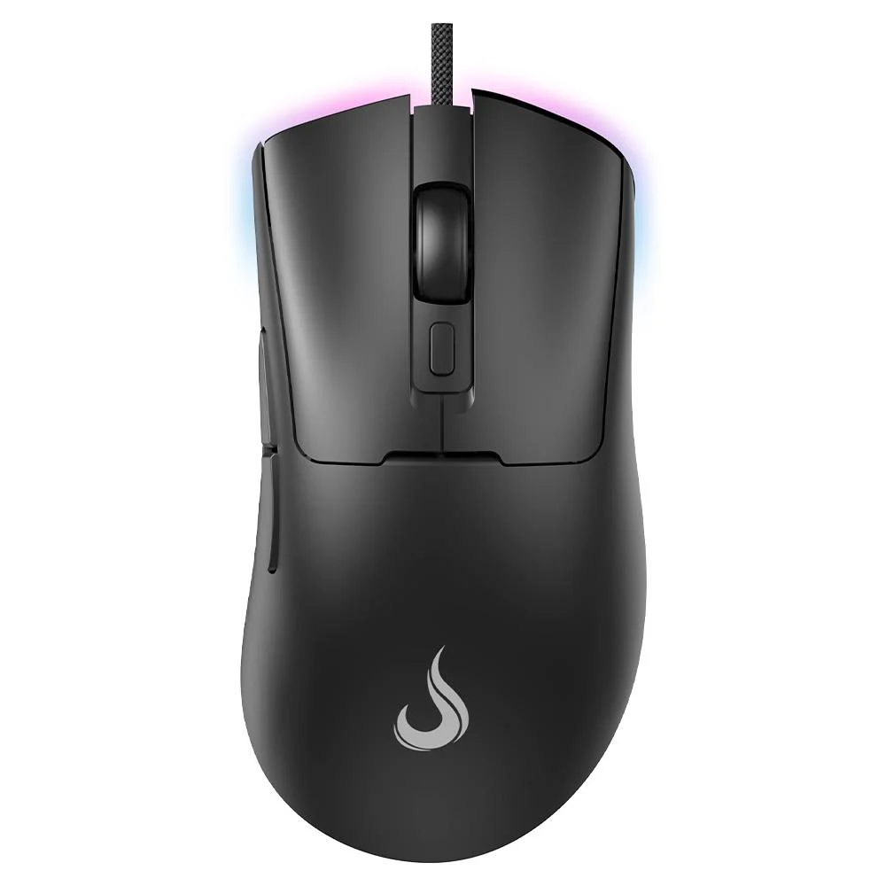 Mouse Gamer Com Fio Rise Mode G1 Pro 12000 DPI 8 Botões RGB Preto RM-MG-01-FB