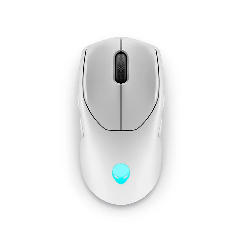 Mouse Gamer Sem Fio Alienware AW720M Tri-mode 26.000 DPI Lunar Light
