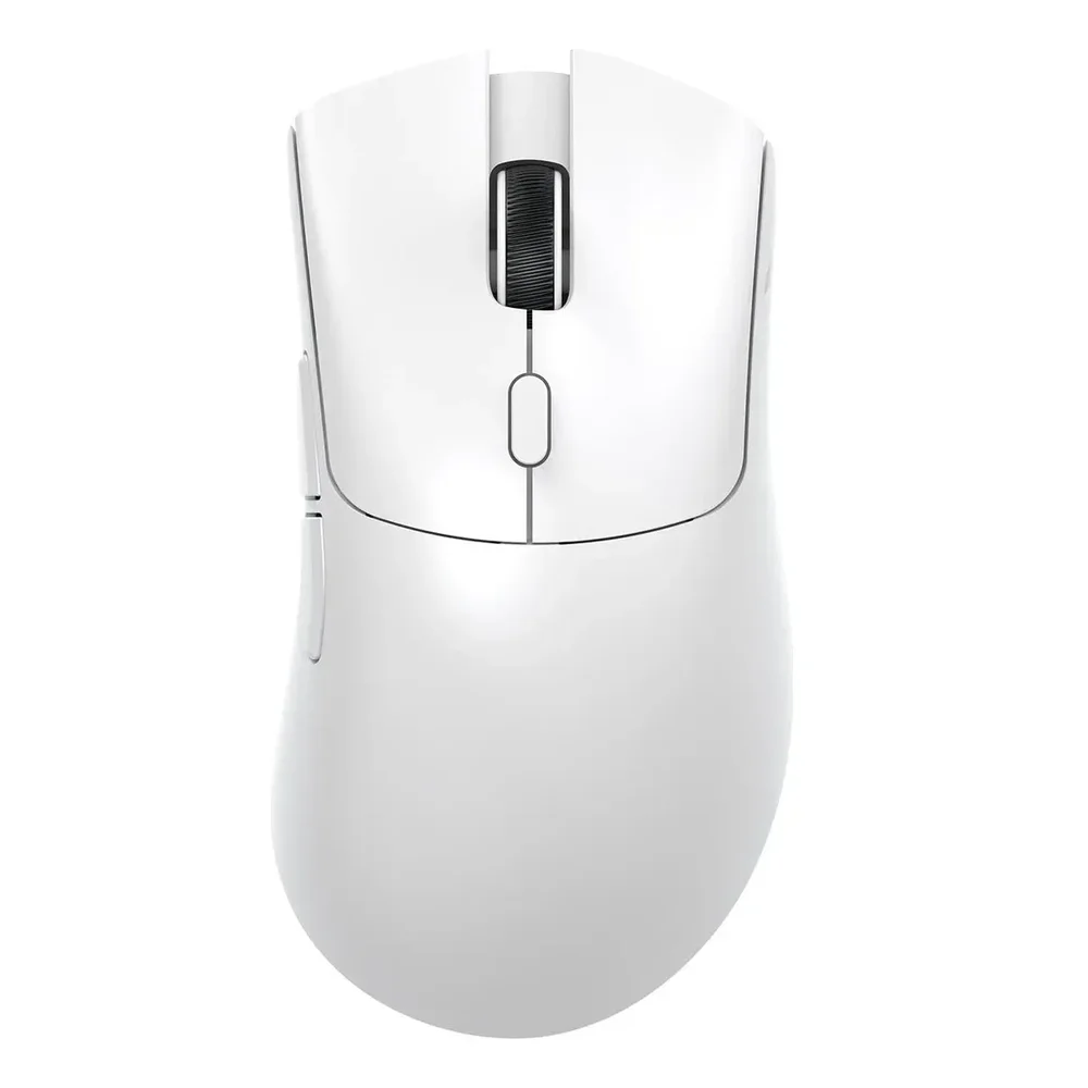 Mouse Gamer Sem Fio Attack Shark R1 Tri-Mode 18000 DPI Sensor PAW3311 55g Branco
