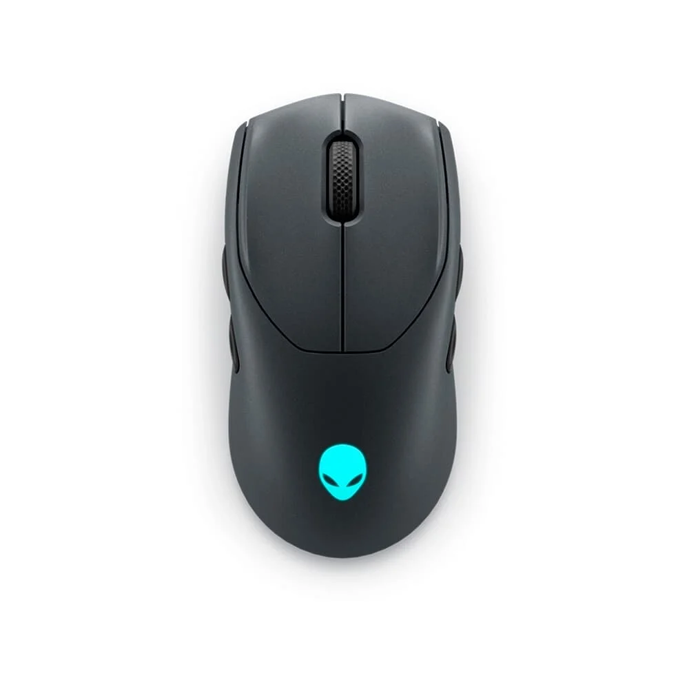 Mouse Gamer Sem Fio Dell Alienware AW720M Tri-Mode 26000 DPI 2.4GHz Bluetooth 5.1 RGB Preto 570-BBCN