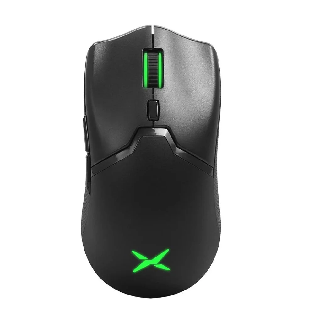 Mouse Gamer Sem Fio Delux M800RGB 26000 DPI Sensor PAW3395 Preto