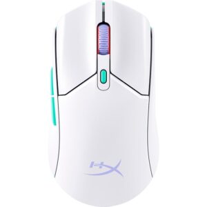 Mouse Gamer Sem Fio HyperX Pulsefire Haste 2 Core Wireless 12000 DPI Bluetooth 2.4GHz RGB Branco 8R2E7AA Mouse Gamer Sem Fio HyperX Pulsefire Haste 2 Core Wireless 12000 DPI Bluetooth 2.4GHz RGB Branco 8R2E7AA