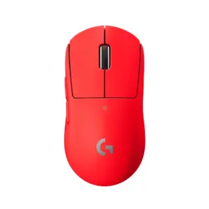 Mouse Gamer Sem Fio Logitech G Pro X Superlight 25600 DPI 5 Botões Vermelho 910-006783 Mouse Gamer Sem Fio Logitech G Pro X Superlight 25600 DPI 5 Botões Vermelho 910-006783