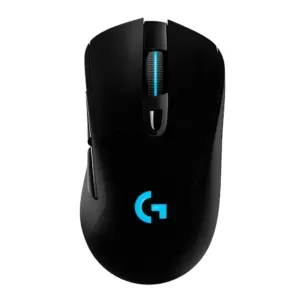 Mouse Gamer Sem Fio Logitech G703 LIGHTSPEED 6 Botões RGB Lightsync Sensor HERO 25K 910-005639 Mouse Gamer Sem Fio Logitech G703 LIGHTSPEED 6 Botões RGB Lightsync Sensor HERO 25K 910-005639