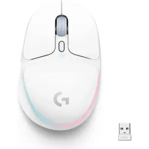 Mouse Gamer Sem Fio Logitech G705 Aurora Lightspeed Bluetooth Branco 910-006366 Mouse Gamer Sem Fio Logitech G705 Aurora Lightspeed Bluetooth Branco 910-006366