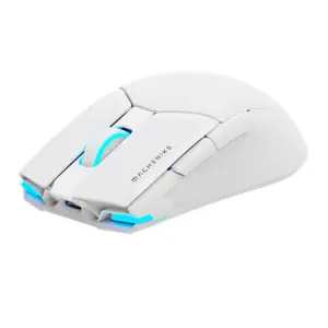 Mouse Gamer Sem Fio Machenike M7 Pro Wireless 26000 DPI 6 Botões RGB Branco M720BBR Mouse Gamer Sem Fio Machenike M7 Pro Wireless 26000 DPI 6 Botões RGB Branco M720BBR