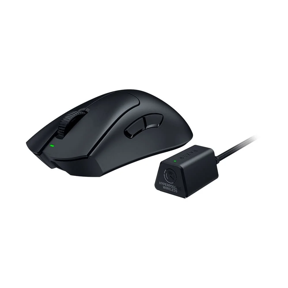 Mouse Gamer Sem Fio Razer DeathAdder V3 Pro Wireless HyperPolling Ergonômico Preto RZ0104630300