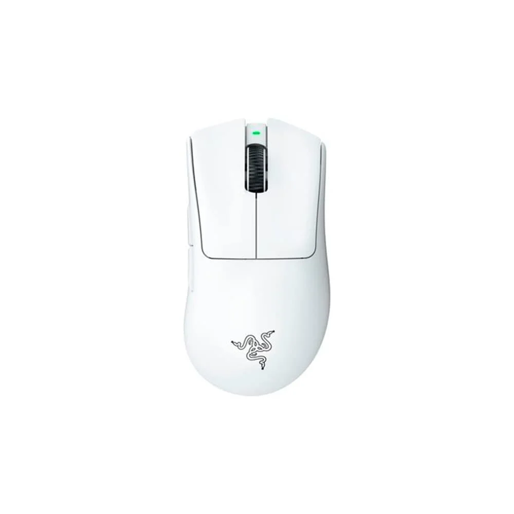 Mouse Gamer Sem Fio Razer DeathAdder V3 Pro Ergonômico Branco RZ0104630200
