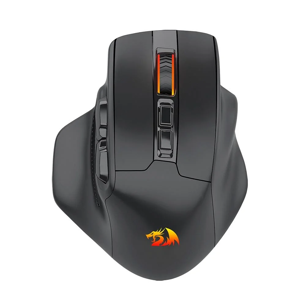 Mouse Gamer Sem Fio Redragon Bullseye Pro 26000 DPI 7 Botões Bluetooth Preto M806RGB-PRO