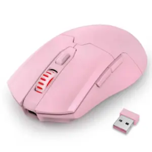 Mouse Gamer Sem Fio Redragon Fyzu M995 Pro 26000 DPI Rosa Mouse Gamer Sem Fio Redragon Fyzu M995 Pro 26000 DPI Rosa