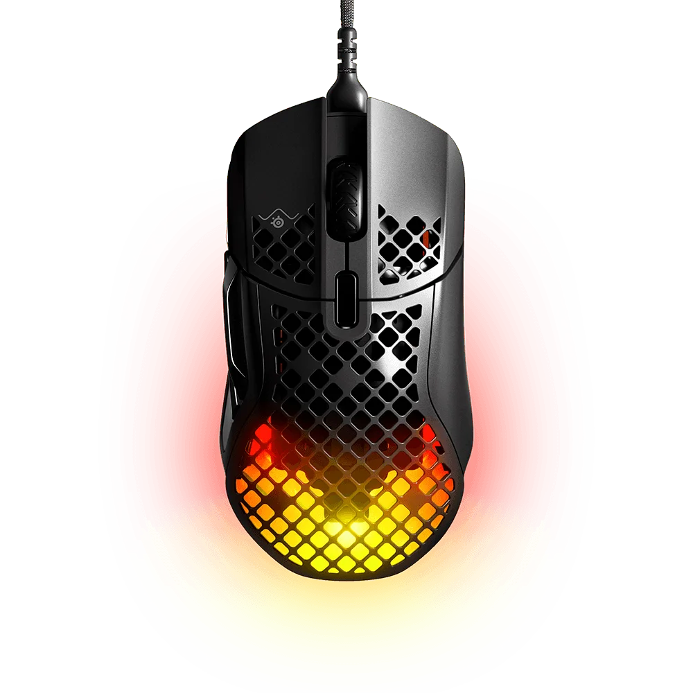 Mouse Gamer Com Fio Steelseries Aerox 5 18000 DPI RGB Preto 62401