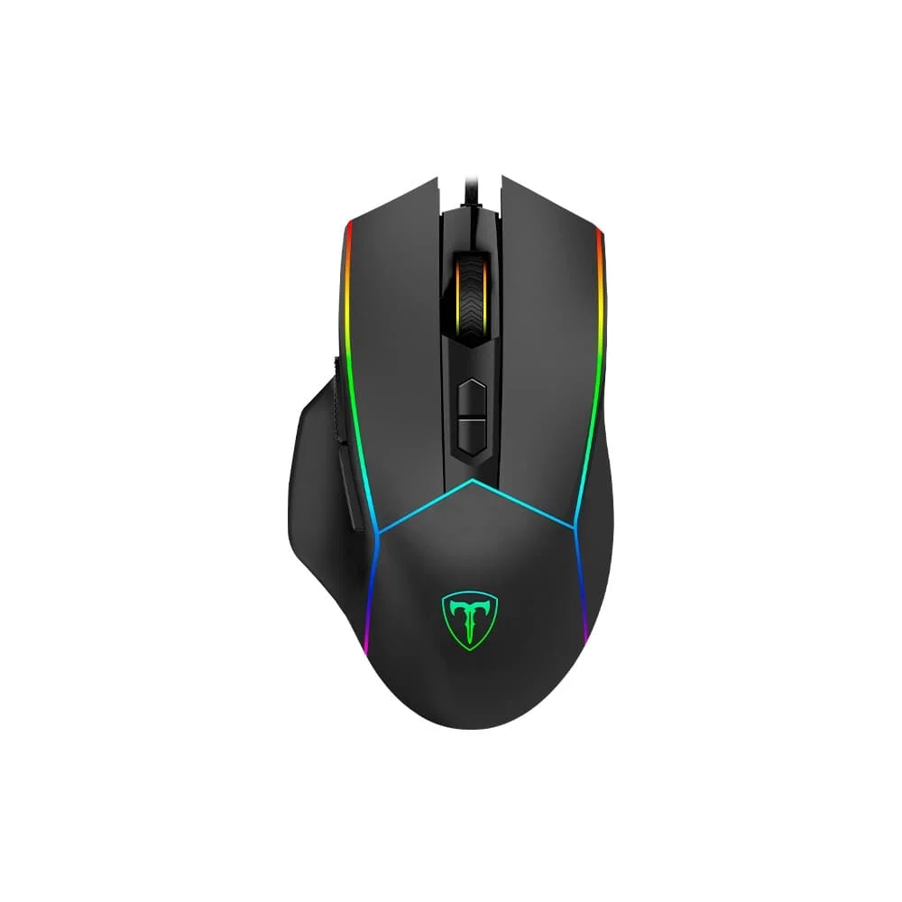Mouse Gamer Com Fio T-Dagger Camaro 8000 DPI 1000Hz Ergonômico RGB Preto T-TGM306 V2