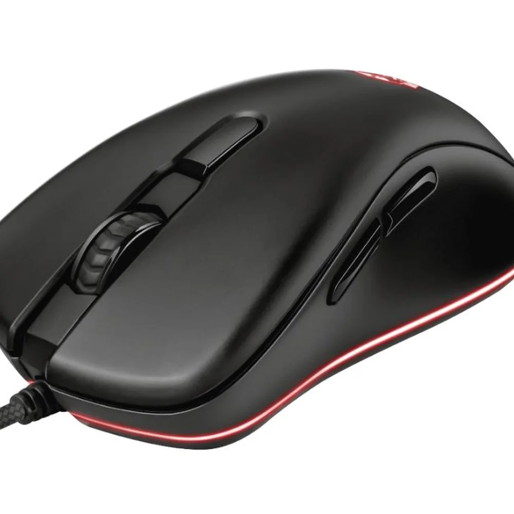 Mouse Gamer Com Fio Trust GXT930 Iluminação RGB Preto