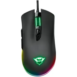 Mouse Gamer Com Fio Trust Kudos GXT-900 15000 DPI 7 Botões RGB Preto