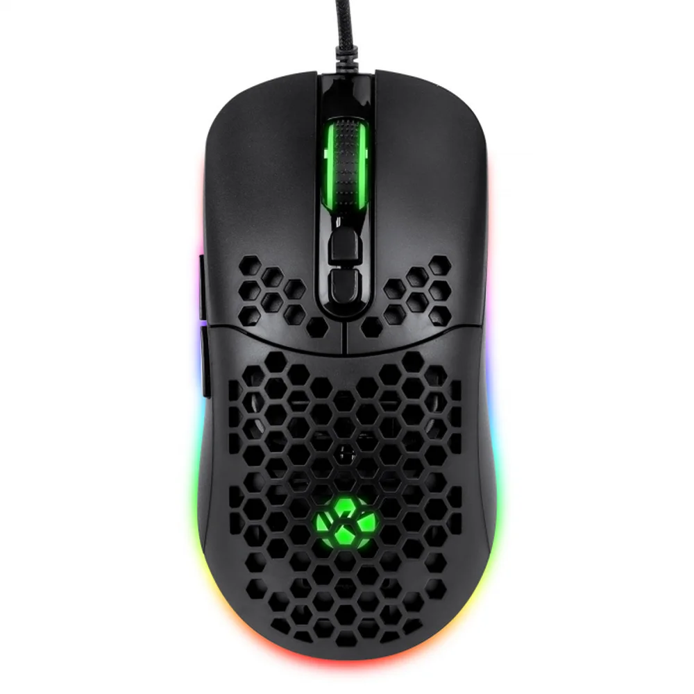 Mouse Gamer Com Fio VX Gaming Void 7600 DPI LED RGB Preto MGV100P