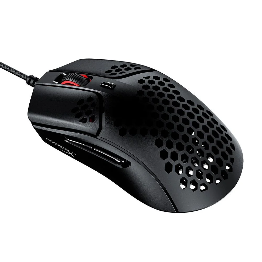 Mouse Gamer Com Fio HyperX com Iluminação RGB Preto 4P5P9AA/HMSH1-A-BK/G