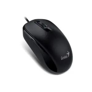 Mouse Com Fio Genius DX-110 1000 DPI 3 Botões Ambidestro Preto Mouse Com Fio Genius DX-110 1000 DPI 3 Botões Ambidestro Preto
