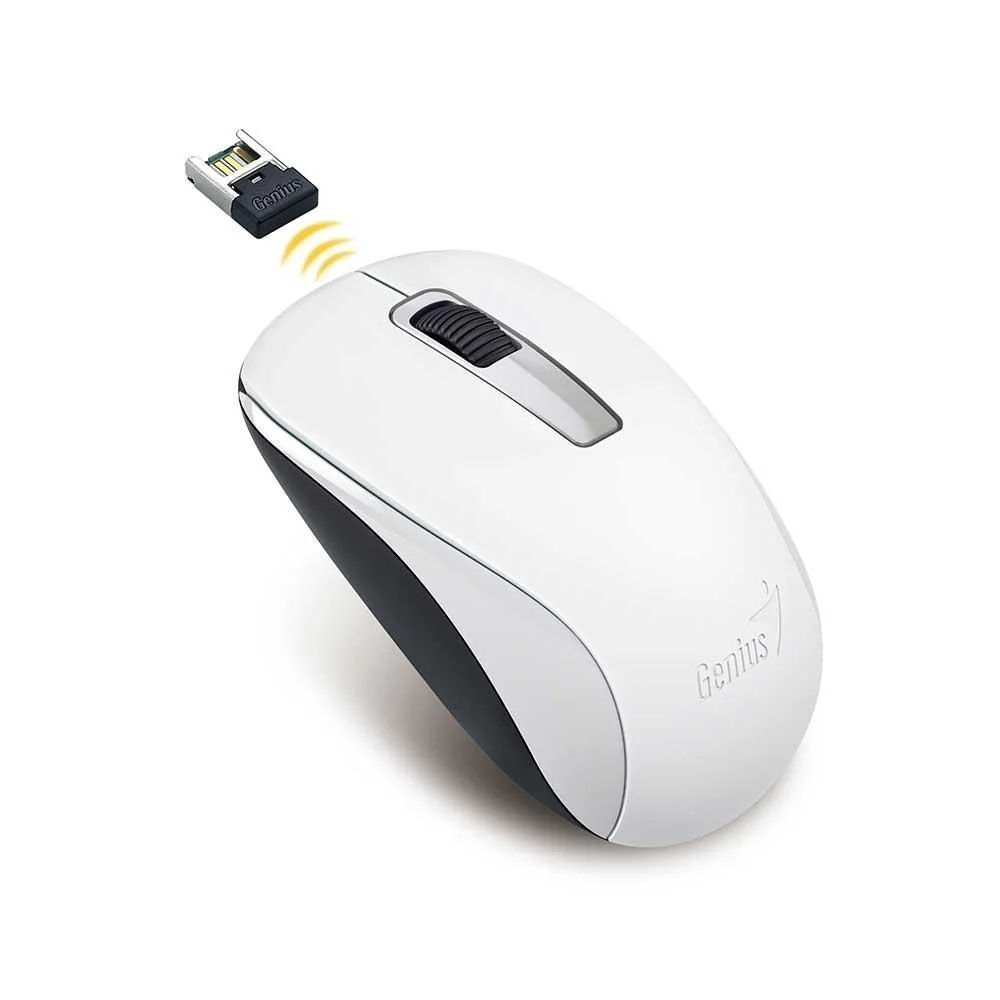 Mouse Sem Fio Genius NX-7005 Branco