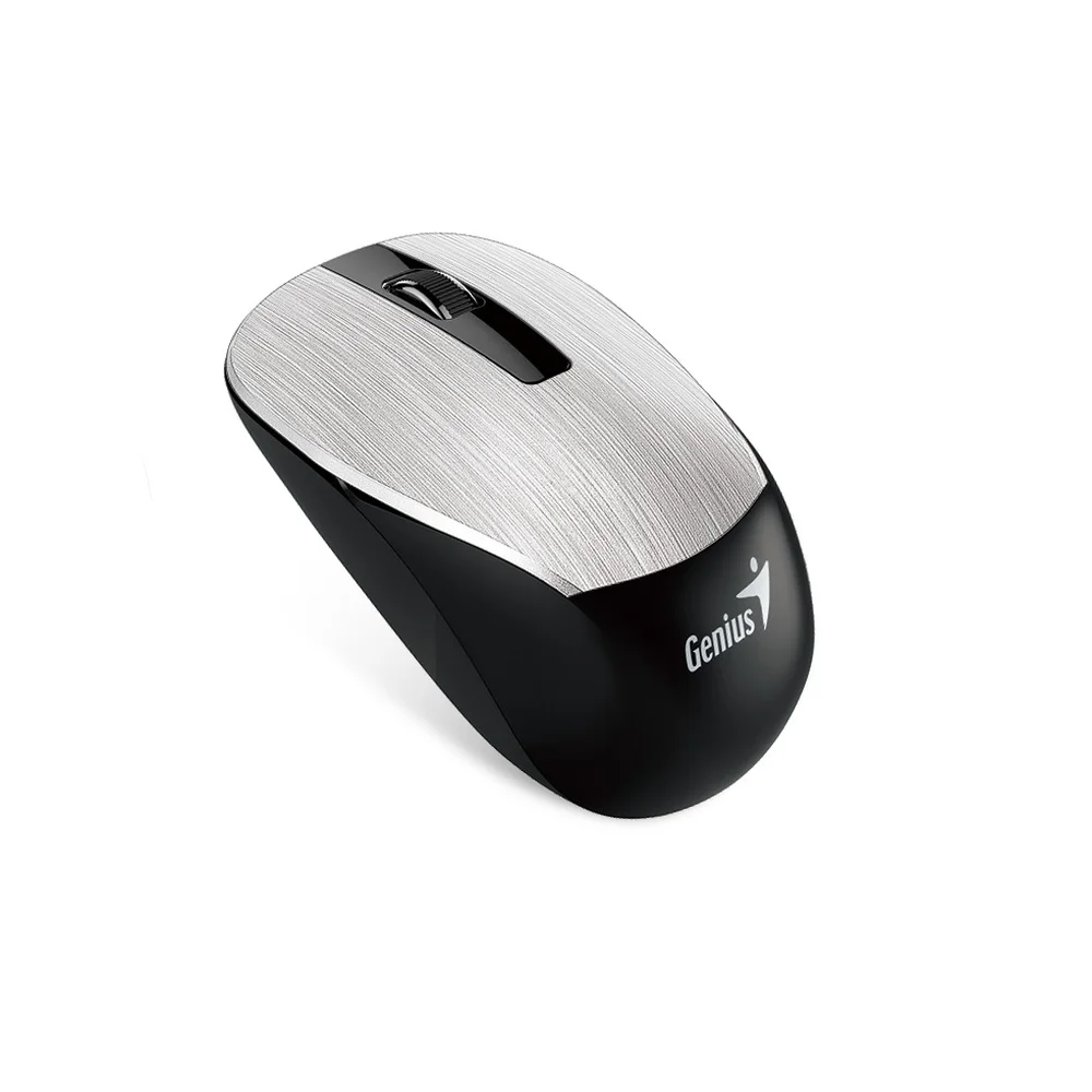 Mouse Sem Fio Genius NX-7015 1200 DPI 3 Botões Prata 31030019410