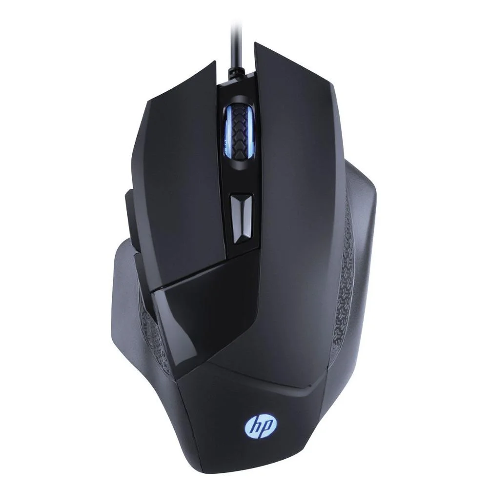 Mouse Gamer Com Fio HP G200 1000-4000 DPI Sensor Avago A3050 Preto