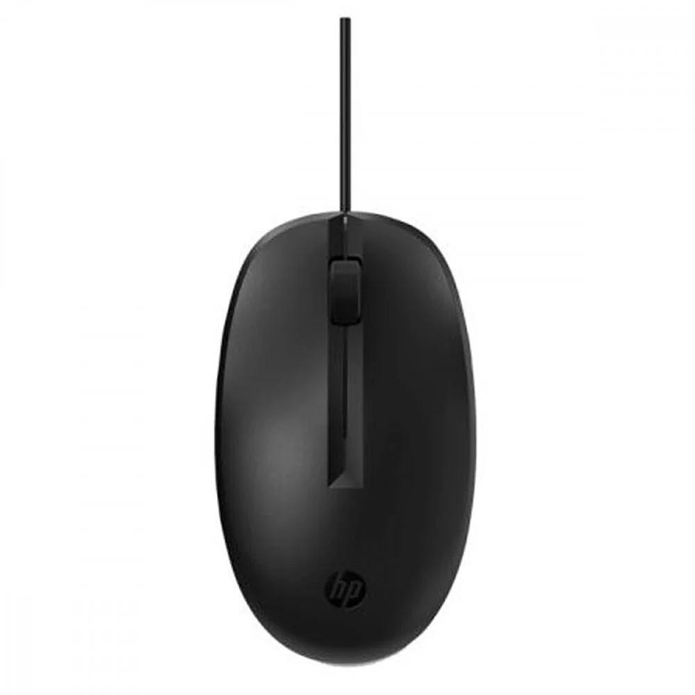 Mouse Com Fio HP 125 1200 DPI Preto 265A9AT