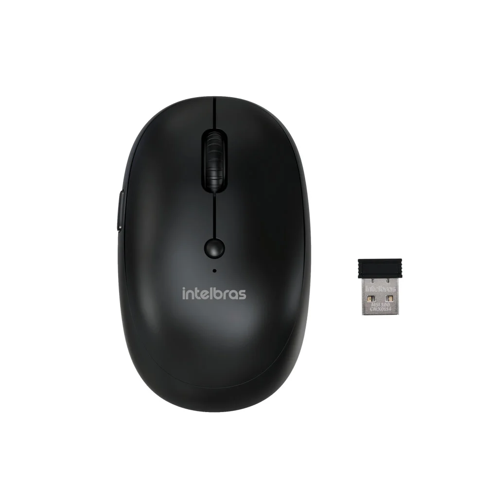 Mouse Sem Fio Intelbras MSI100 Preto