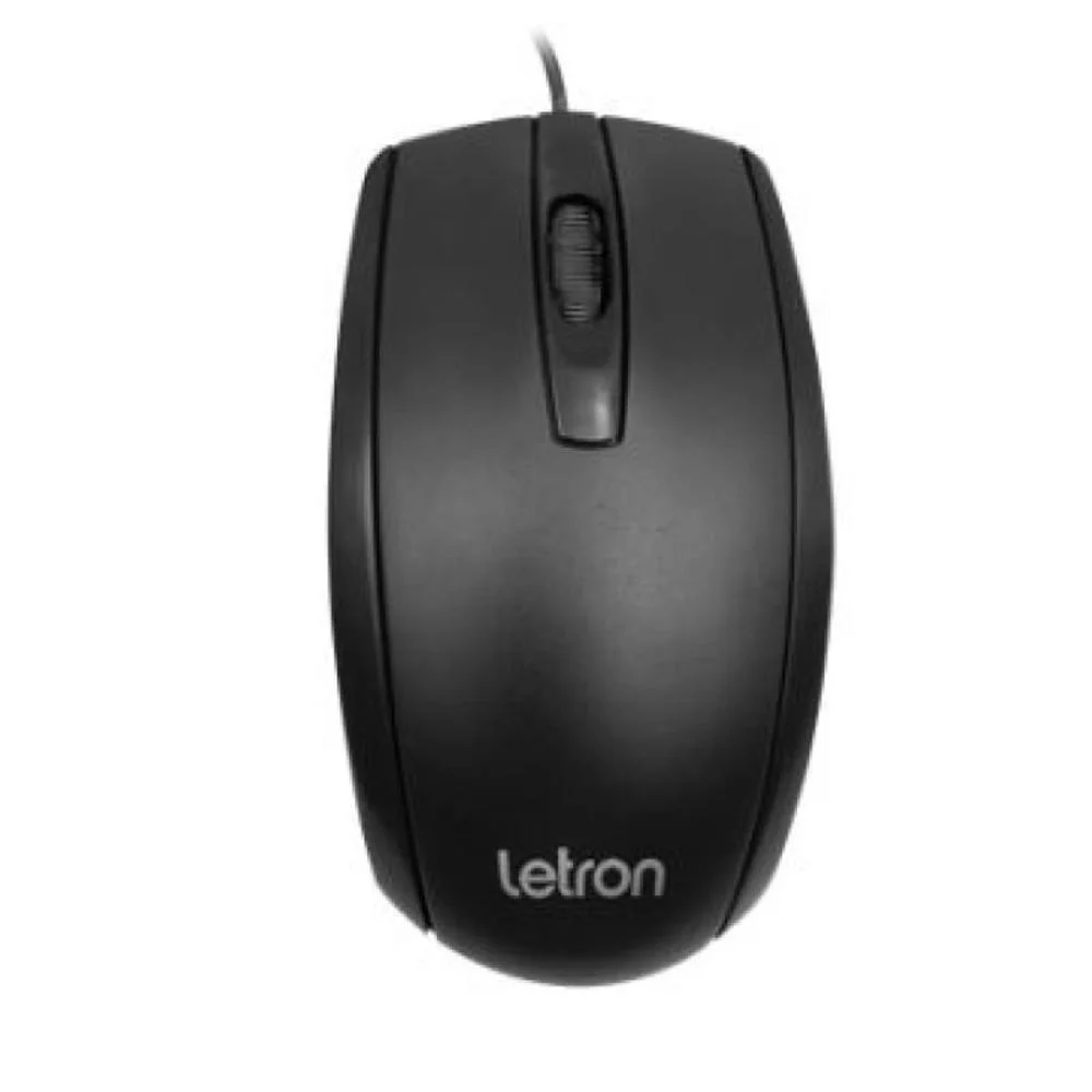 Mouse Ergonômico Letron Office Duo 3D USB Preto