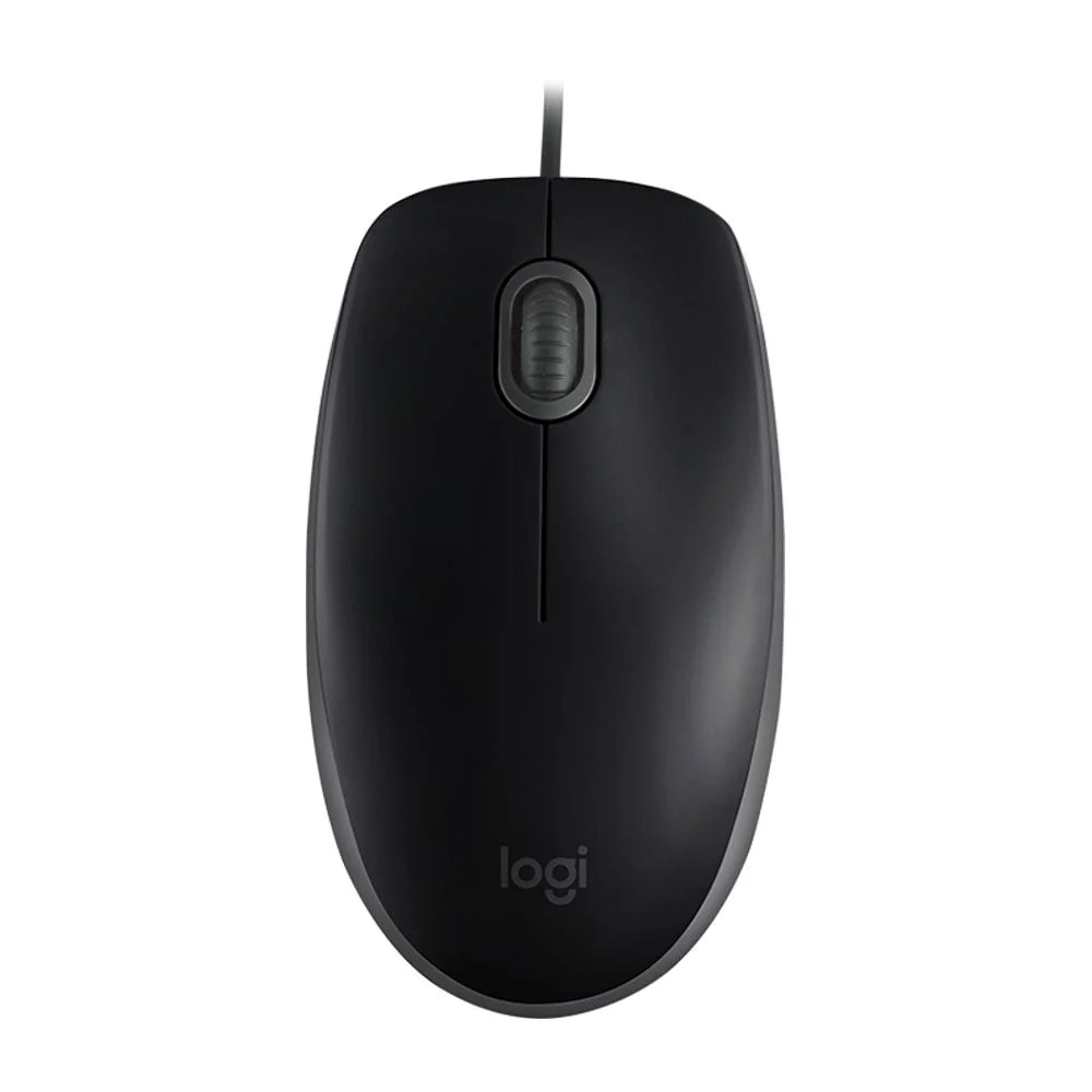 Mouse Com Fio Logitech M110 Silent 1000 DPI 3 Botões Preto 910-006756