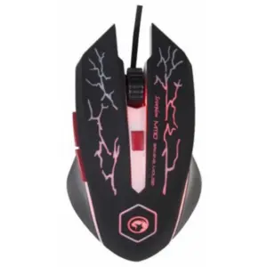 Mouse Gamer Com Fio Marvo M110 2400 DPI 6 Botões LED 4 Cores Preto Mouse Gamer Com Fio Marvo M110 2400 DPI 6 Botões LED 4 Cores Preto