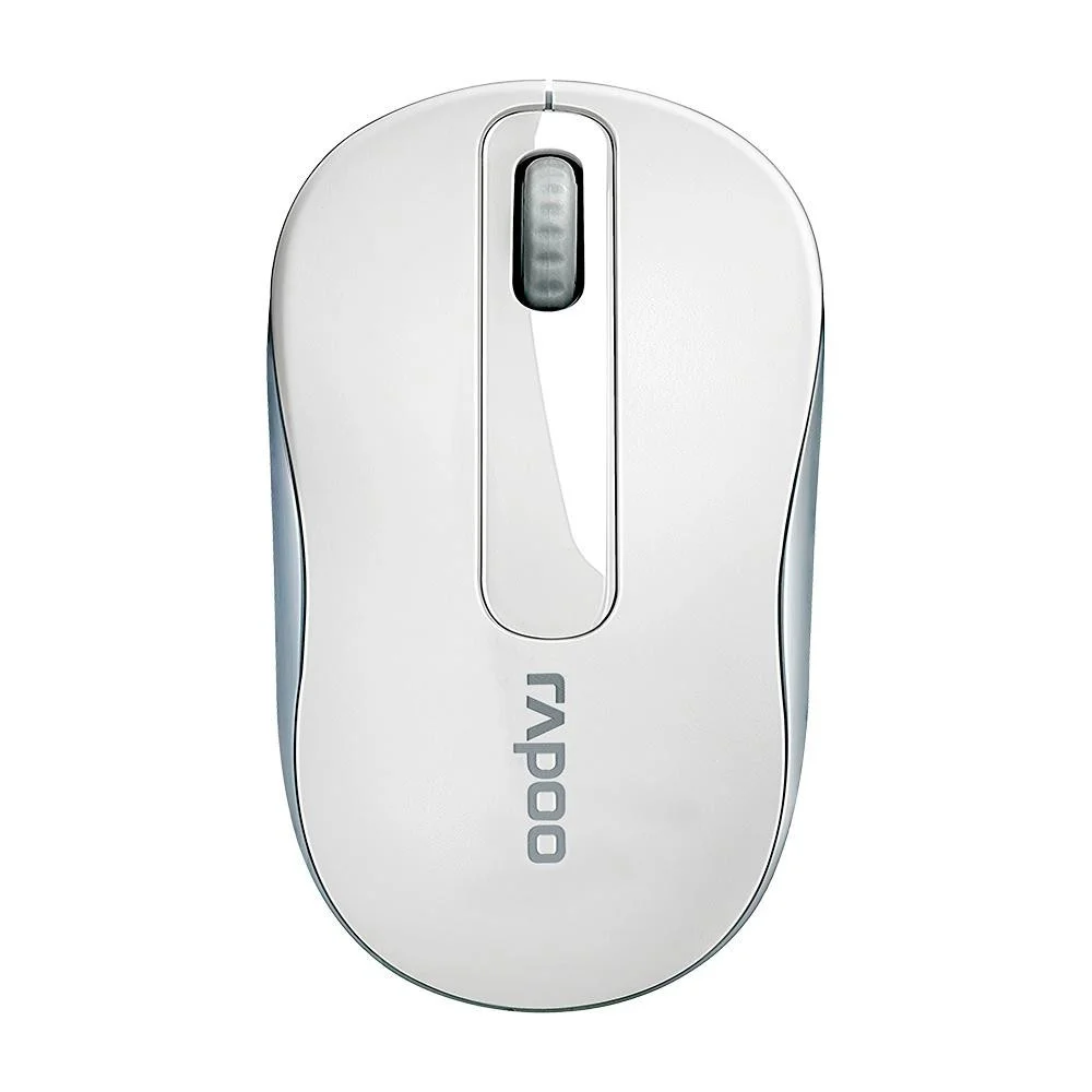 Mouse Sem Fio Multi Rapoo M10 Plus 2.4 GHz 1000 DPI Branco RA008
