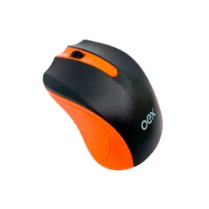 Mouse Sem Fio OEX Experience Preto/Laranja MS404