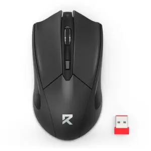 Mouse Office Sem Fio Redragon Ambidestro 4000 DPI USB 2.4GHz Preto BM-2463 Mouse Office Sem Fio Redragon Ambidestro 4000 DPI USB 2.4GHz Preto BM-2463