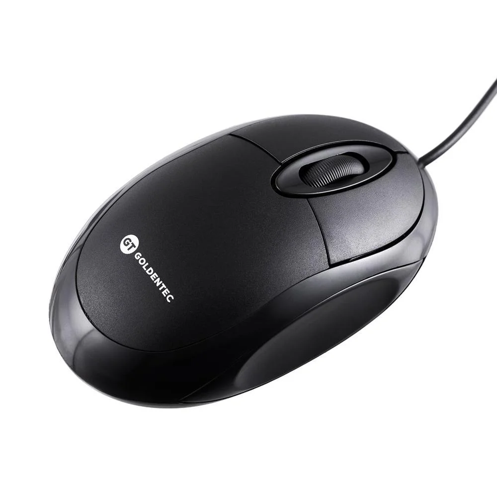 Mouse Óptico Goldentec GT9318 1000 DPI Preto GT9318