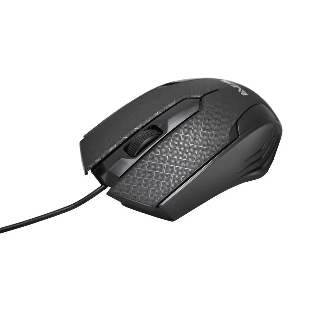 Mouse Óptico Com Fio Evus MO-05 USB 800 DPI 3 Botões Performance