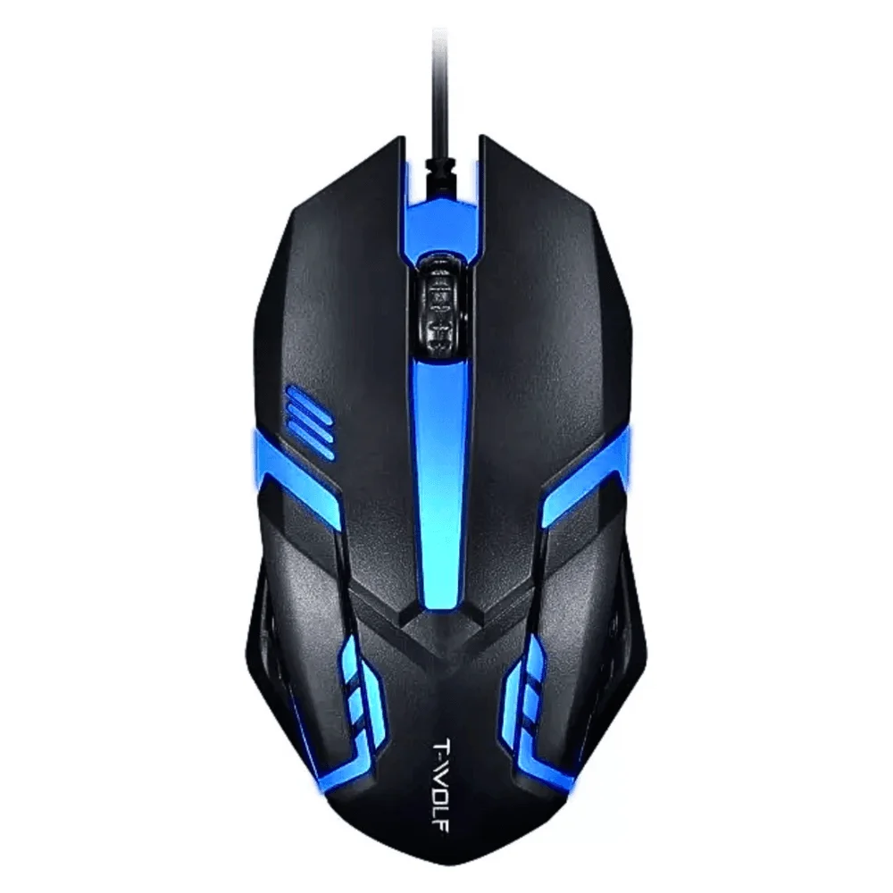 Mouse Gamer Com Fio Tomate MMO-G03 RGB LED Colorido Óptico