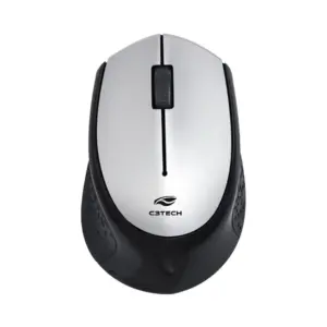 Mouse Óptico Sem Fio C3Tech RC Nano M-W50SI Prata